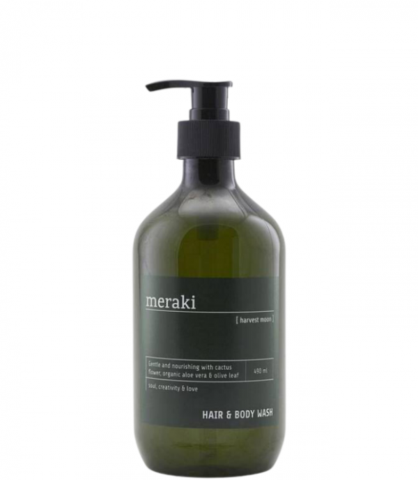 Meraki Men Hair & Body Wash, Harvest Moon, 490 ml.