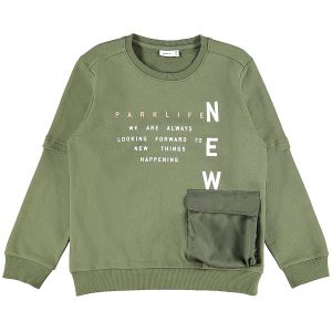 Name It sweatshirt, Danas, ivygreen - 116 - 6år