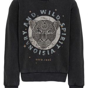 Only Kids sweatshirt, Lucinda, sort - 140 - 134/140