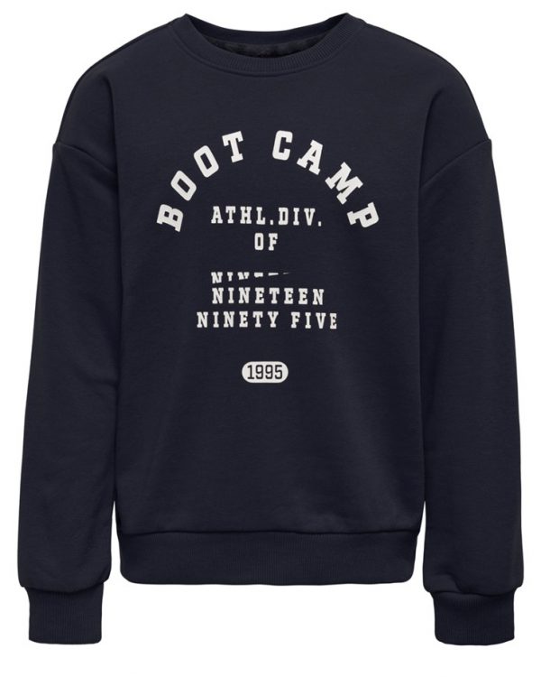 Only Kids sweatshirt, Ziggy, navy - 128 - 122/128