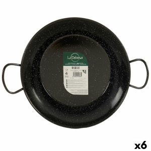 Paella-Pande Ø 32 cm Glaseret stål (6 enheder)