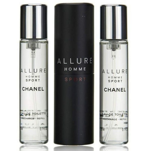 Parfume sæt til mænd Chanel Allure Homme Sport EDT 3 Dele