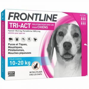 Pipette til hunde Frontline Tri-Act 10-20 Kg