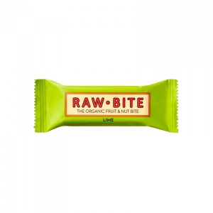 Rawbite Lime - Laktose- og glutenfri frugt- og nøddebar Ø (50 g)