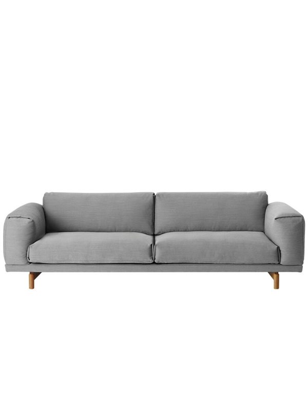Rest 3 pers. sofa fra Muuto (Dark grey / Vancouver 13, Eg)