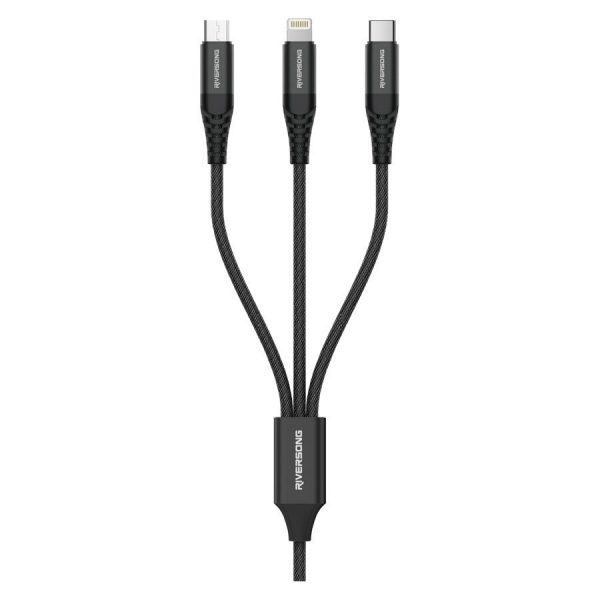 Riversong Infinity, USB-A 3-i-1 kabel, 1m