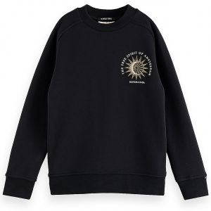 Scotch & Soda sweatshirt, black - 140 - 10år