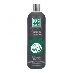 Shampoo Menforsan Hund Mørk hår 1 L