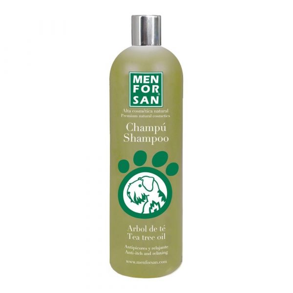 Shampoo Menforsan Hund Tea tree 1 L Karamel