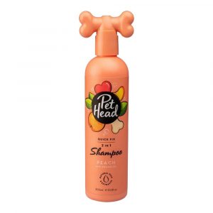 Shampoo og Hårbalsam 2 i 1 Pet Head Quick Fix Fersken (300 ml)