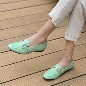 Silia dame Loafers 77-327 - Green