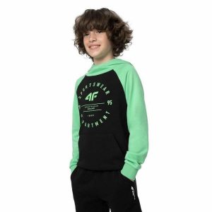 Sweatshirt til Børn 4F M221 Sort 8-9 år