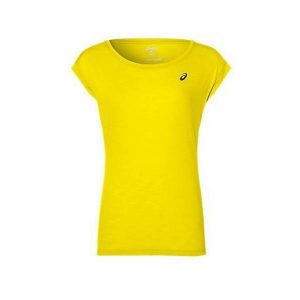 T-shirt til Damer uden Ærmer Asics Layering Top Dame Gul S