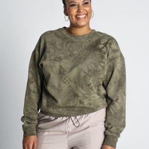 To Be Wanderlust sweatshirt, Wageorgina, olive - 176 - S+ - XS-S