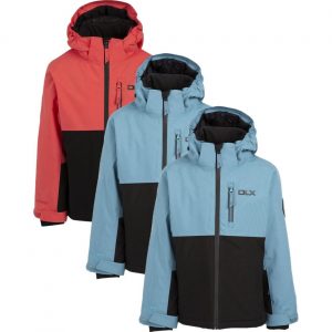Trespass pauline- kids dlx ski jacket / Jakke PEACH BLUSH/ STORM BLUE 11/12