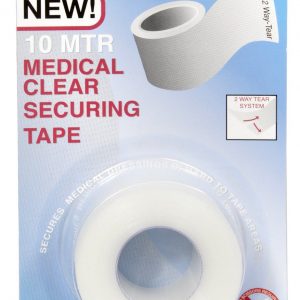 A&E Clear Medical Securing Tape 10 meter