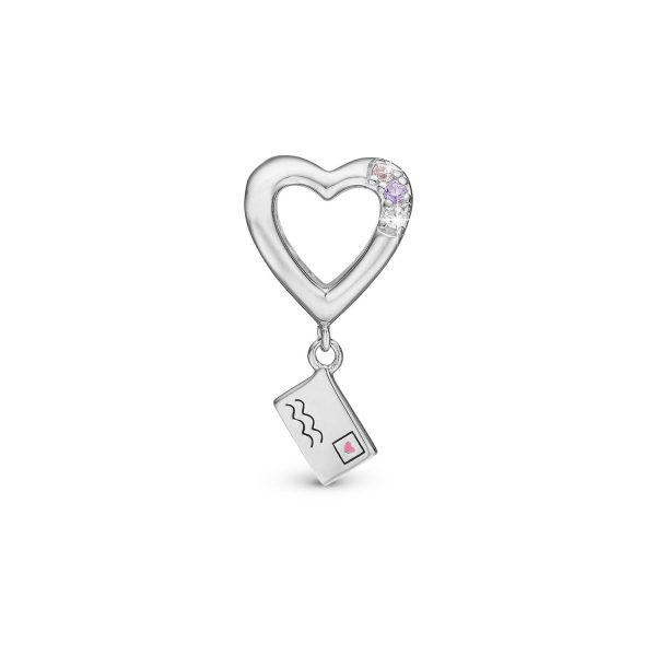 Christina Design London Jewelry & Watches - A Love Letter charm, 4 mm Sterlingsølv