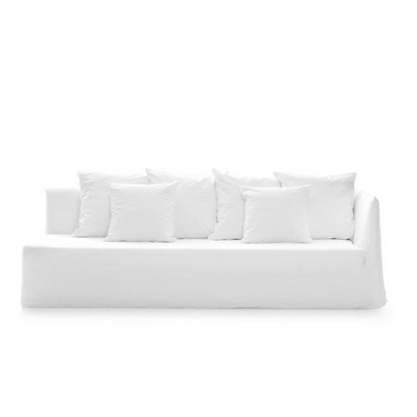 Gervasoni Ghost 22 R Modul Sofa Lino Bianco