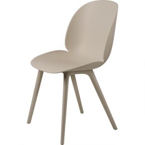 GUBI Beetle Spisebordsstol Plastik Beige