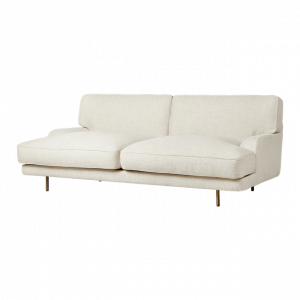 GUBI Flaneur Sofa 2 Seater Indianskop 15 Med Ben I Antik Messing