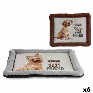 Hundeseng Hund 60 x 6 x 74 cm (6 enheder)