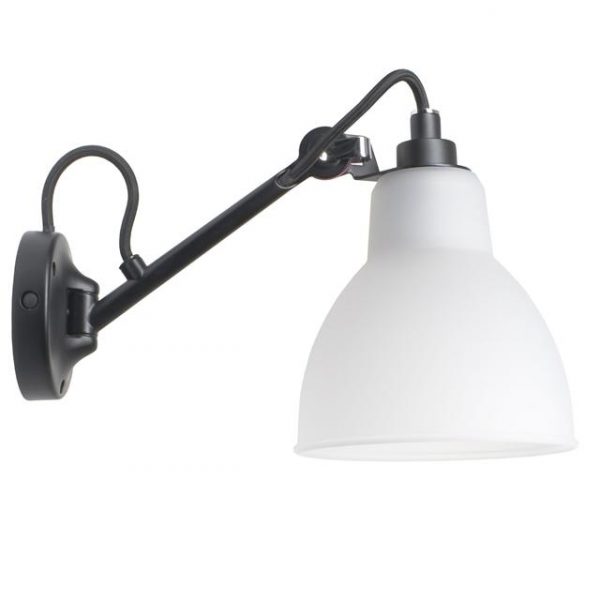 Lampe Gras N104 Væglampe Sort/Polykarbonat – DCWéditions