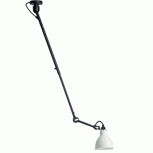 Lampe Gras N302 Loftlampe Mat Sort/Mat Hvid