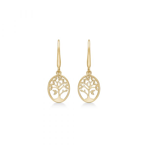 Mads Z My Tree of Life øreringe i 8 kt guld