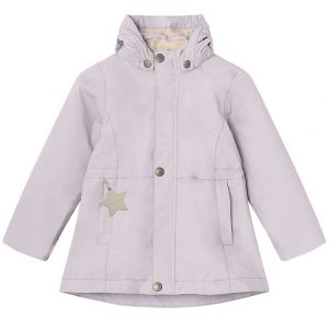 Mini A Ture Sommerjakke - Sila Fleece - Purple Raindrops