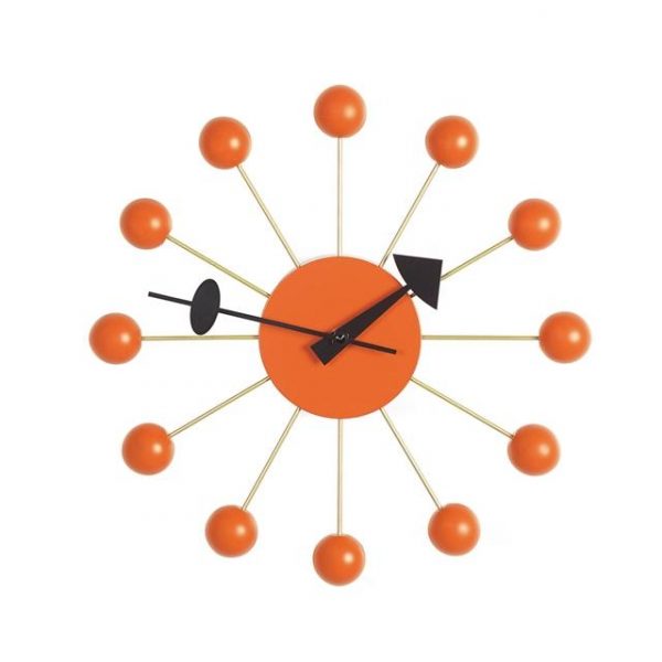 Vitra Ball Clock Ur Orange