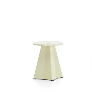 Vitra Tabouret Métallique Skammel Prouvé Blanc Colombe