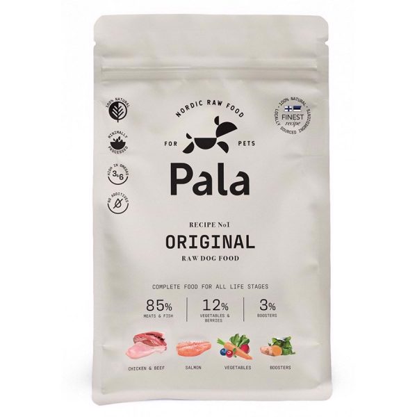 Pala Raw Dog Food Original (kylling/laks/okse), 1 kg