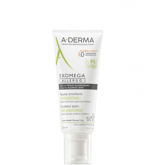 A-Derma Exomega Allergo Emollient Balm, 200 ml.