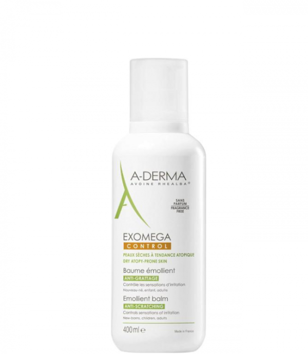 A-Derma Exomega Control Emollient Balm, 400 ml.