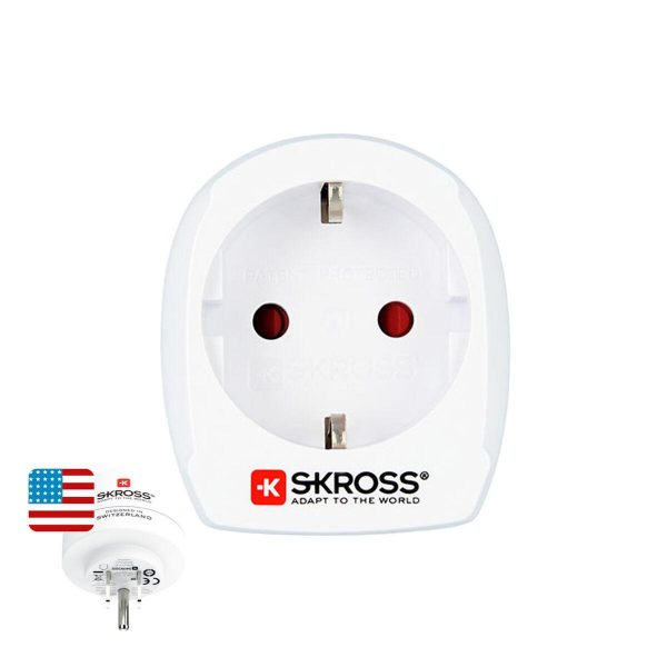 Adapter Skross 1500203-E Europæisk USA