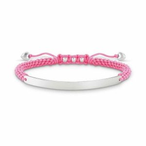 Armbånd til kvinder Thomas Sabo LBA0049-173-9 16 - 19 cm Sølvfarvet Pink 21 cm 12-19 cm