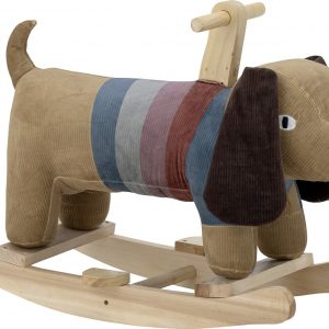 Bloomingville Mini - Charlie Gyngehest - Hund - Brun - Polyester