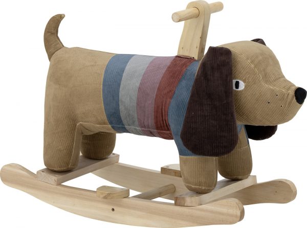 Bloomingville Mini - Charlie Gyngehest - Hund - Brun - Polyester