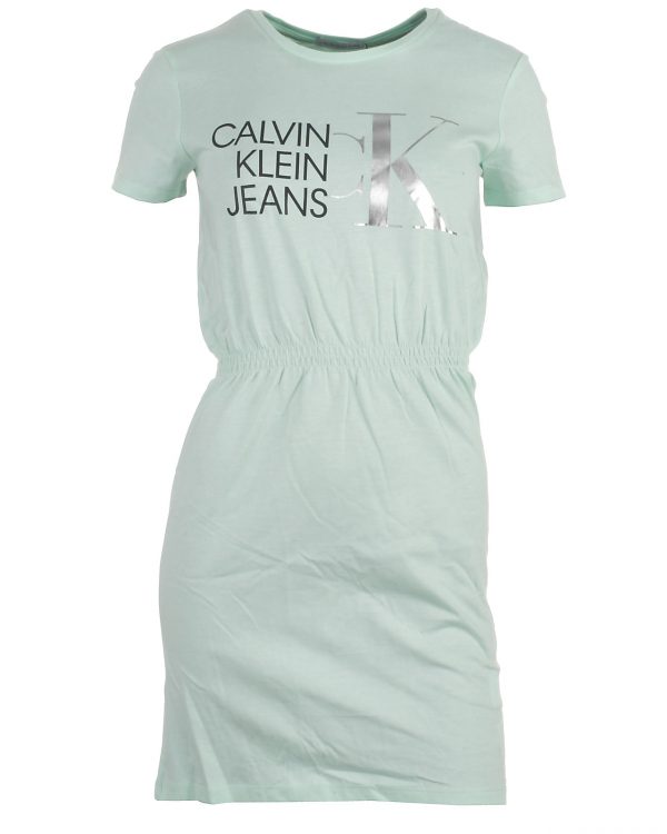 Calvin Klein kjole, dewgreen - 116 - 6år