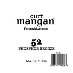 Curt Mangan 30052 løsÂ phosphorÂ bronzeÂ guitarstrengÂ .052