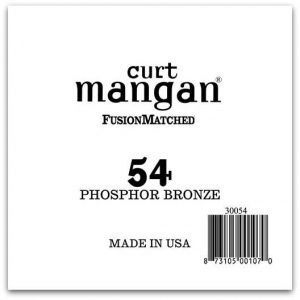 Curt Mangan 30054 løsÂ phosphorÂ bronzeÂ guitarstrengÂ .054