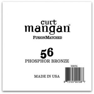 Curt Mangan 30056 løsÂ phosphorÂ bronzeÂ guitarstrengÂ .056