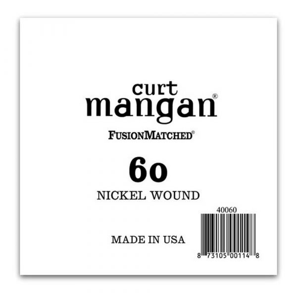 Curt Mangan 40060 Nickel Wound løs el-basstreng .060