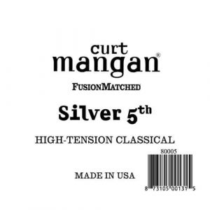 Curt Mangan 80005 løsÂ silver-woundÂ 5thÂ spanskÂ guitarstreng,Â high-ten