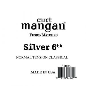 Curt Mangan 83006 løsÂ silver-woundÂ 6thÂ spanskÂ guitarstreng,Â normal-t