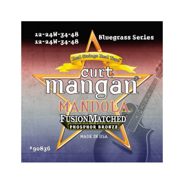 Curt Mangan 90836Â PhosphorÂ Bronze mandola-strengeÂ 012-044