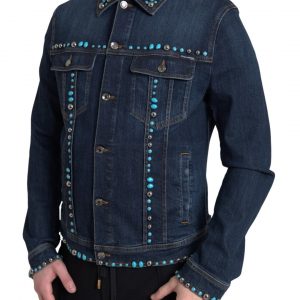 Dolce & Gabbana Blå Denim Jakke & Frakke