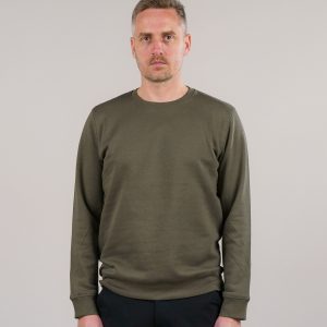 Errant Sweatshirt - Oliven Grøn - Størrelse S