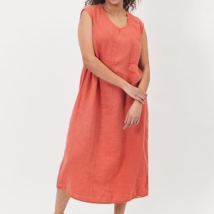 Etlarisa - Dark Orange - Kjole