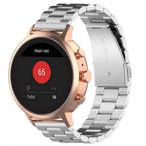 Garmin Vivoactive 4S - Urrem i rustfrit stål - Sølv